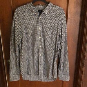 J Crew Gingham button down shirt